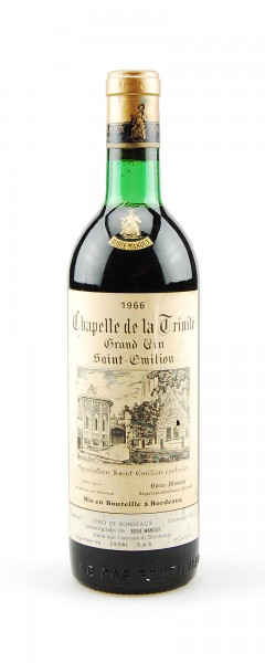 Wein 1966 Chapelle de la Trinite Saint-Emilion