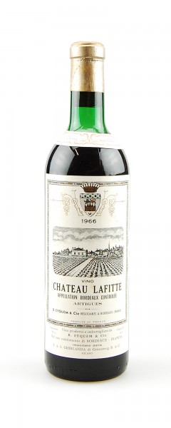 Wein 1966 Chateau Lafitte Appellation Bordeaux