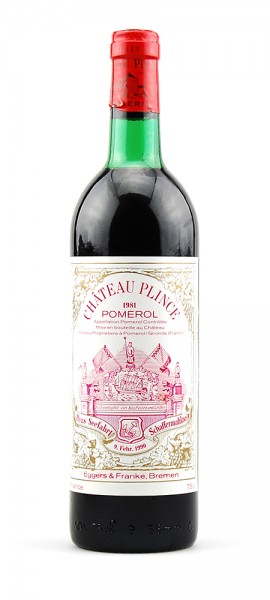 Wein 1981 Chateau Plince Appelaltion Pomerol