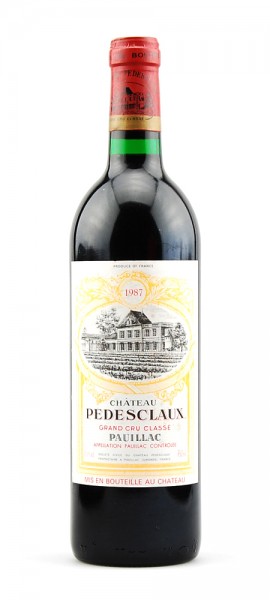 Wein 1987 Chateau Pedesclaux 5eme Grand Cru Classe