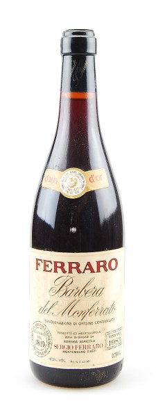 Wein 1983 Barbera del Monferrato Ferraro