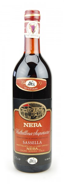Wein 1979 Sassella Valtellina Superiore Nera