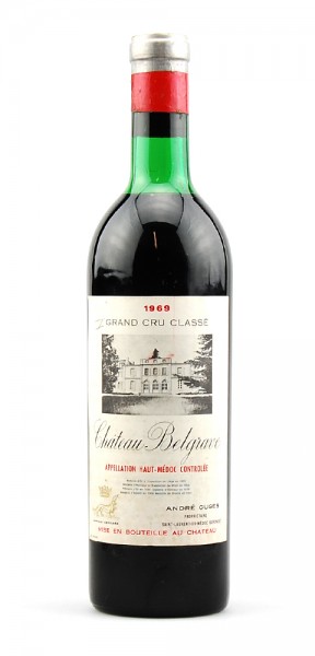 Wein 1969 Chateau Belgrave 5eme Grand Cru Classe Haut-Medoc