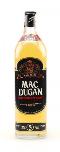 Whisky 1976 Mac Dugan Rare 5 Years Special Reserve