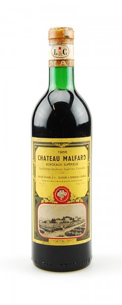 Wein 1966 Chateau Malfard Bordeaux Superieur