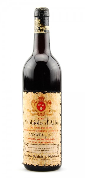Wein 1970 Nebbiolo d´Alba Cantina Sociale del Nebbiolo