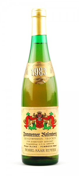 Wein 1983 Pommerner Rosenberg