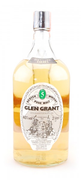 Whisky 1981 Glen Grant Highland Malt 2 Liter 5 years