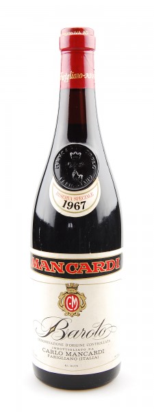 Wein 1967 Barolo Mancardi Riserva Speciale