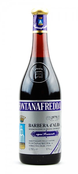 Wein 1979 Barbera d´Alba vigna Raimondo Fontanafredda