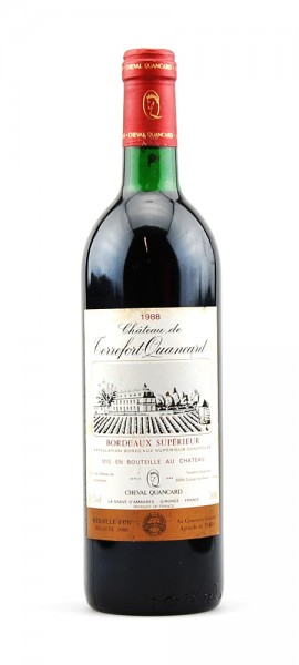 Wein 1988 Chateau de Terrefort-Quancard