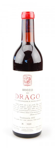 Wein 1972 Bricco del Drago numerata