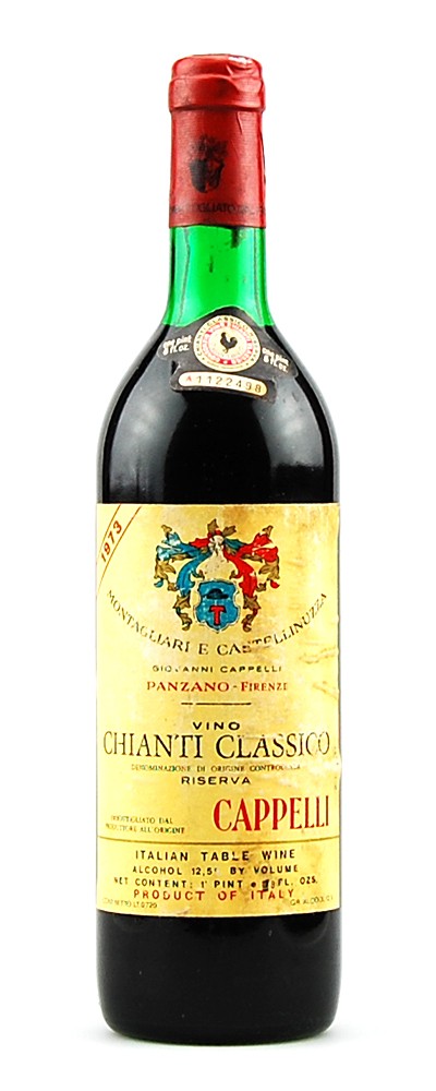 Wein 1973 Chianti Classico Riserva Montagliari Cappelli