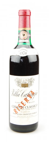 Wein 1970 Chianti Classico Riserva Villa Cafaggio