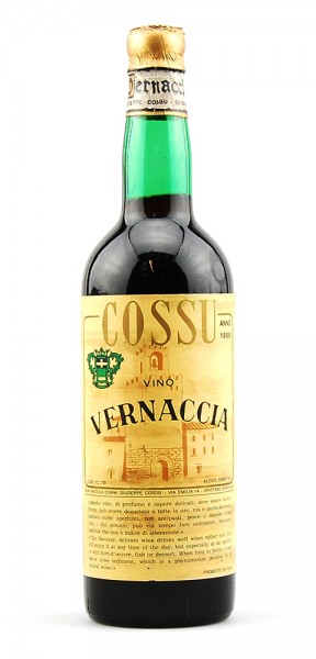 Wein 1969 Vernaccia Giuseppe Cossu