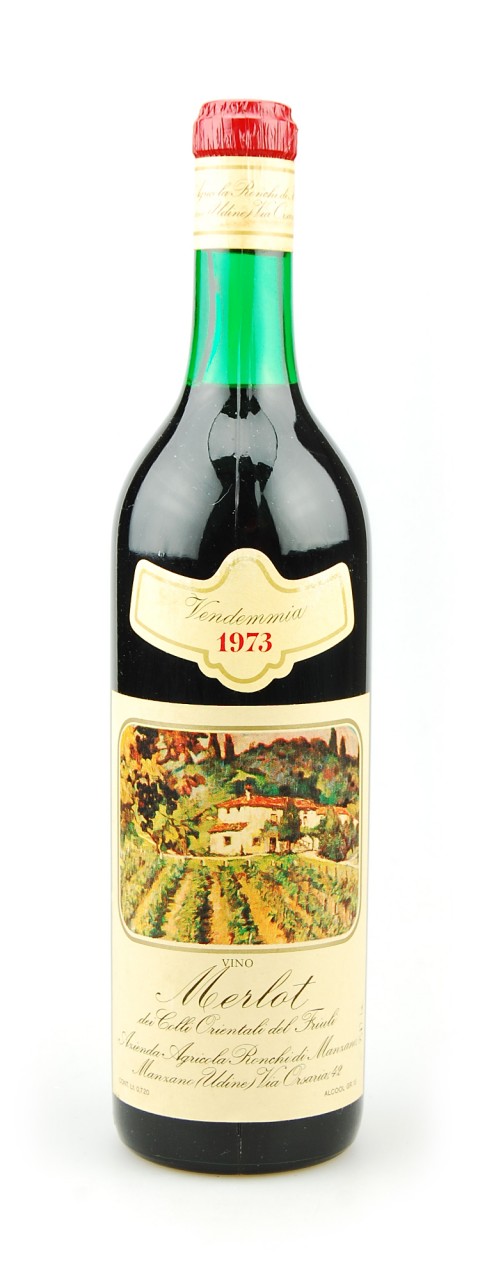 Wein 1973 Merlot dei Colli Orientali del Friuli Ronchi