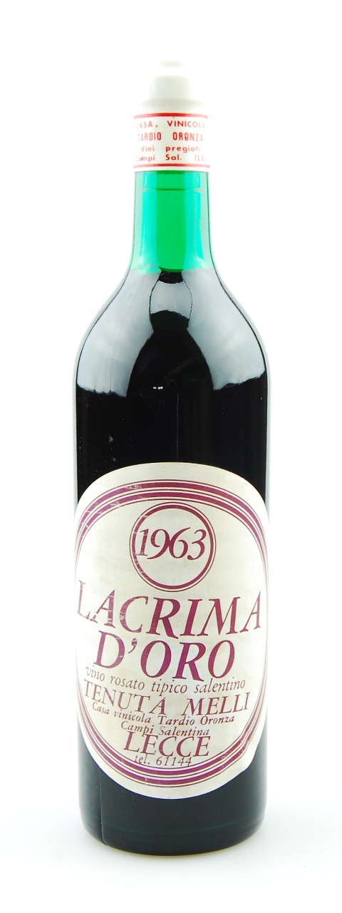 Wein 1963 Lacrima d´Oro Tenuta Melli