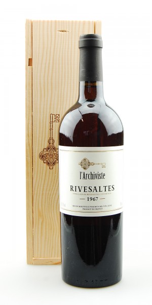Wein 1967 Rivesaltes L´Archiviste