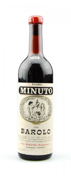 Wein 1958 Barolo Minuto Riserva