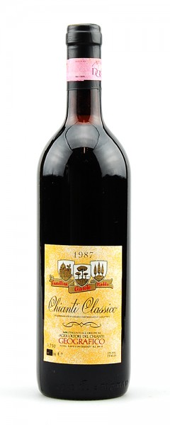 Wein 1987 Chianti Classico Geografico La Lupa