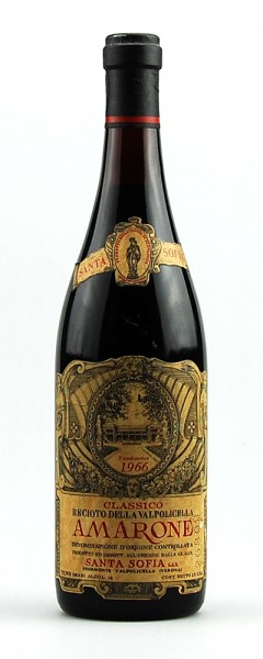 Wein 1966 Amarone Santa Sofia Recioto della Valpolicella