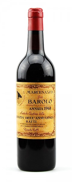 Wein 1968 Barolo Marcenasco Ratti