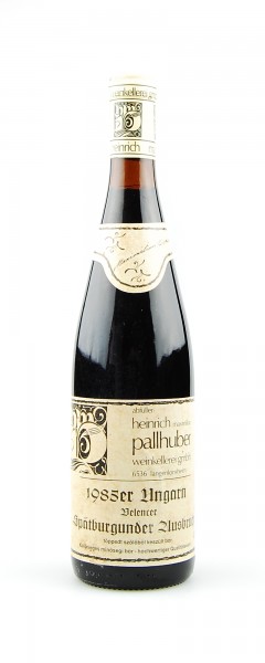 Wein 1985 Belencer Spätburgunder Ausbruch