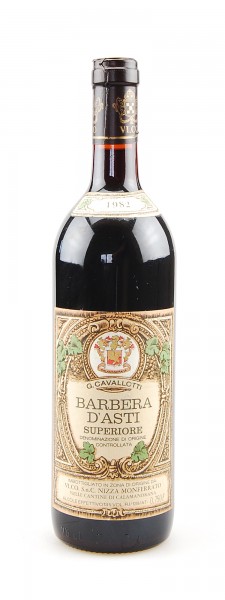 Wein 1982 Barbera d´Asti Superiore G. Cavallotti