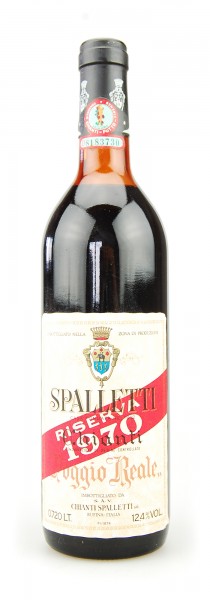 Wein 1970 Chianti Riserva Spalletti Rufina Poggio Reale