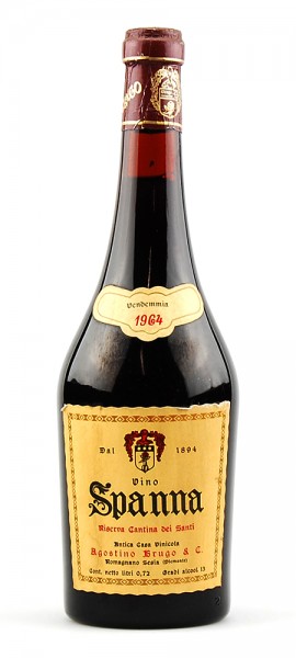 Wein 1964 Spanna Agostino Brugo Riserva