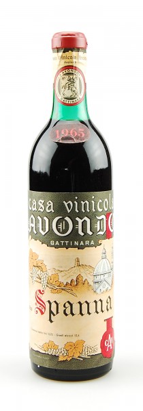 Wein 1965 Gattinara Spanna Vinicola Avondo