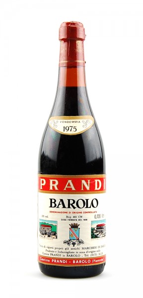 Wein 1975 Barolo Prandi Tenuta Marchesi di Barolo