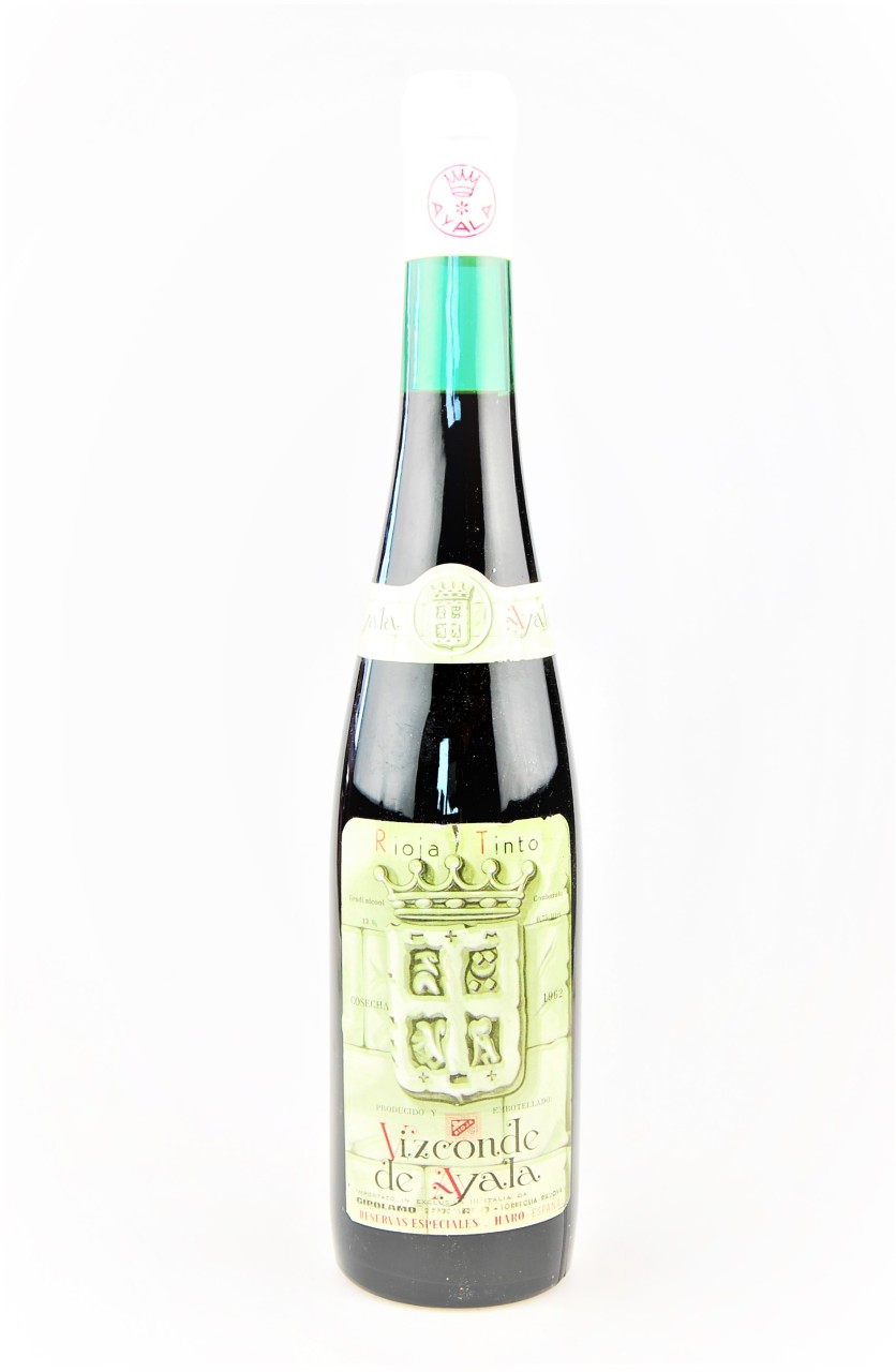 Wein 1962 Rioja Tinto Vizconde de Ayala Reserva Especiales