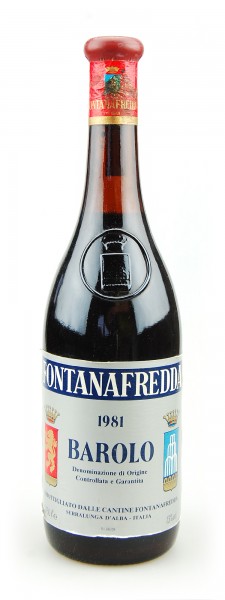 Wein 1981 Barolo Fontanafredda