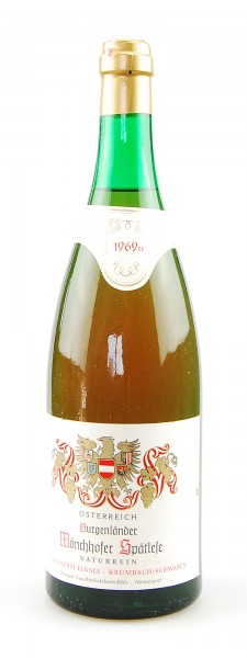 Wein 1969 Mönchhofer Spätlese Naturrein