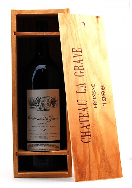 Wein 1996 Chateau La Grave Paul Barre Fronsac Magnum