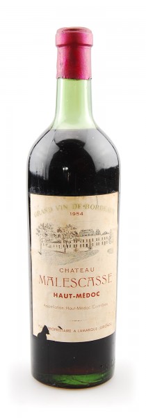 Wein 1954 Chateau Malescasse Haut-Medoc