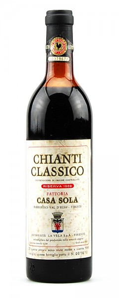 Wein 1969 Chianti Classico Riserva Casa Sola