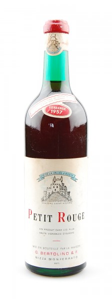 Wein 1957 Petit Rouge G. Bertolino