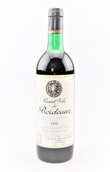 Wein 1972 Grand Vin de Bordeaux