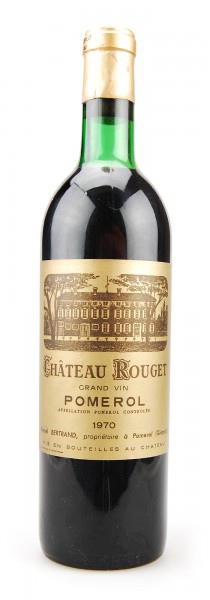 Wein 1970 Chateau Rouget Grand Vin Pomerol