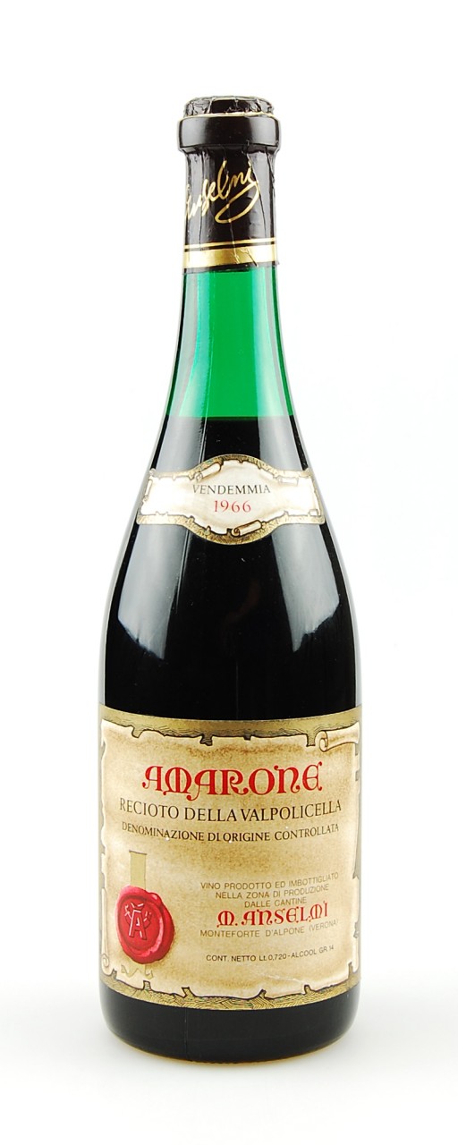 Wein 1966 Amarone Recioto della Valpolicella Anselmi