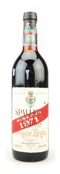 Wein 1971 Chianti Riserva Spalletti Rufina Poggio Reale
