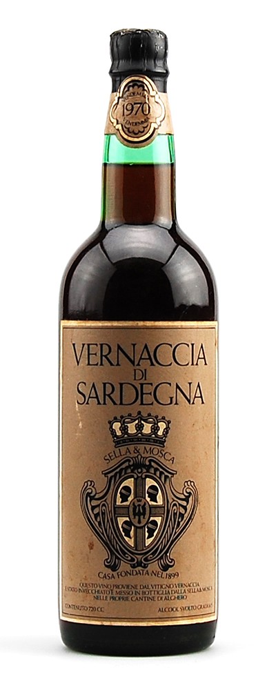 Wein 1970 Vernaccia di Sardegna Sella e Mosca