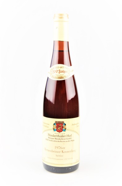 Wein 1976 Bretzenheimer Kronenberg Spätlese
