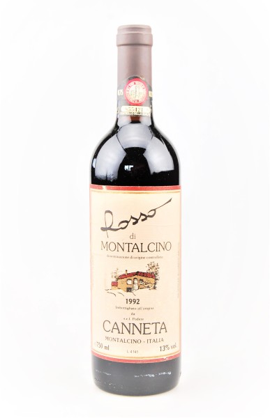 Wein 1992 Rosso di Montalcino Podere Canneta