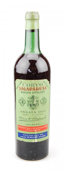 Wein 1955 Corvo Salapurata Marchio Depositato