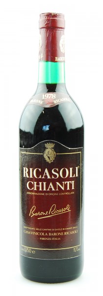 Wein 1978 Chianti Barone Ricasoli