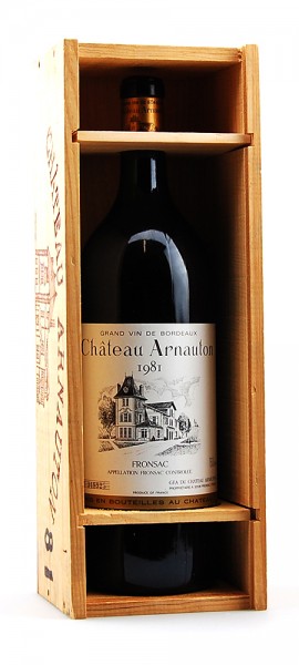 Wein 1981 Chateau Arnauton Fronsac Magnum