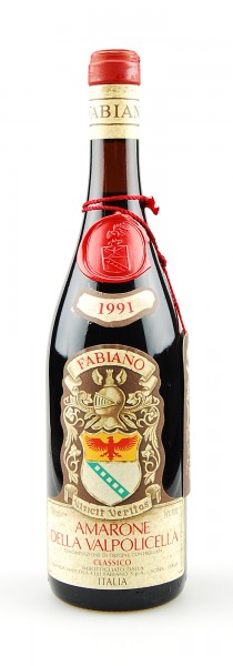 Wein 1991 Amarone della Valpolicella Fabiano